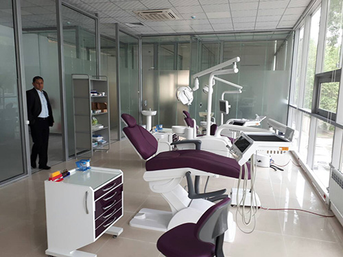 Tajikistan Buyer Show for Dental Chair Unit MKT-500